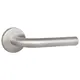 Ручки дверные на розетке Apecs 0201-INOX, нержавеющая сталь, цвет сталь