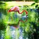 Фотообои флизелиновые Фламинго 200x200 см