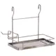 Полка с боковыми крючками Delinia 27x15x26.5 см сталь цвет бронза