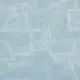 Обои флизелиновые 1.06х10 м геометрия цвет бирюзовый АС 301176