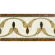 Декор Cenefa 417 Beige Pulida, 20,4х40,8 см