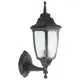 Бра уличное вверх Inspire Sutton 1xE27х60 Вт, матовое стекло, чёрный, IP44