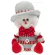 Игрушка мягкая «Снеговик в шляпе» 22.5 см