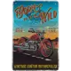 Табличка «Born to be Wild», 20х30 см
