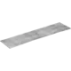 Лист декоративный ПВЛ TR10 0.8x250x1000 мм, алюминий