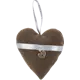 Набор ёлочных украшений «Сердце», 1 шт.