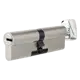 Цилиндр Apecs Premier XR-80-C15-NI, 40x40 мм, ключ/вертушка, цвет никель