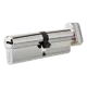 Цилиндр Apecs SM-90(40C/50)-C-NI, 40x50 мм, ключ/вертушка, цвет никель