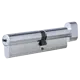 Цилиндр Abus KD6N, 60x50 мм, ключ/вертушка, цвет никель
