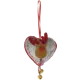 Ёлочное украшение «Сердце» 12x9x2 см