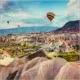 Картина на стекле «Воздушные шары» 30х30 см