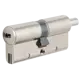 Цилиндр Cisa AP4S 0P3S2-13.12, 30x10x30 мм, ключ/шток, цвет никель, без вертушки