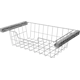 Корзина для шкафа Spaceo 56.2-56.8x30x15 см, металл/пластик