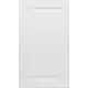 Дверь для шкафа Delinia «Леда белая» 45x70 см, МДФ, цвет белый