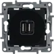 Зарядное устройство USB тип А / тип А - Legrand Etika - 3000мА 15Вт - антрацит