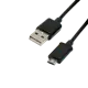 Кабель Oxion USB-micro USB 0.8 м цвет черный