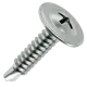Саморезы с пресс-шайбой STANDERS оцинкованные 4.2x75, с буром 4 шт.