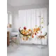 Шторка для ванной Листва улетает вдаль 180x200 см sc_18847