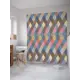 Шторка для ванной Геометрический переплет 180x200 см