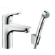 Смеситель для раковины Hansgrohe Focus E2 однорычажный с гигиеническим душем цвет хром