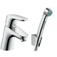 Смеситель для раковины Hansgrohe Focus E2 однорычажный с гигиеническим душем цвет хром