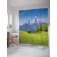 Штора для ванной JoyArty Поход в горы из ткани, 180x200 см с крючками