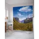 Штора для ванной JoyArty Горный пейзаж из ткани, 180x200 см с крючками