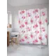 Штора для ванной JoyArty Милые розы из ткани, 180x200 см с крючками