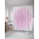 Штора для ванной JoyArty Туманное облако из ткани, 180x200 см с крючками