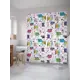 Шторка для ванной Коты веселятся 180x200 см