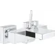 Однорычажный смеситель для ванны Grohe Eurocube хром 23666000