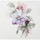 Картина на холсте «Акварель цветок» 30x30 см