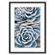 Постер Дом Корлеоне Голубой суккулент 07-0436-21x30, 21x30 см