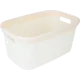 Корзина Артлайн 53.5x35.5x25 см 32 л пластик без крышки цвет бежевый
