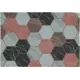 Коврик Мрамор 60x90 см нейлон на ПВХ цвет мультиколор