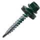 Саморезы кровельные RAL6005 зеленые 4.8x35, 80 шт.