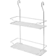 Полка для рейлинга Аквадекор Stick двухъярусная 30x12.5x45 см сталь цвет серый