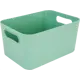 Корзина для хранения 23x15.5x12 см 3.4 л полипропилен без крышки цвет зелёный