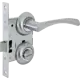 Дверные ручки Edson PS 14-Z01, с запиранием, комплект, цвет матовый хром