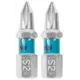Бита крестовая Gross PH1x25 мм, 2 шт.