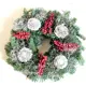 Венок рождественский с декором