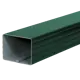 Труба профильная 6005 окрашенная 63x83x4000 мм цвет зелёный