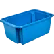 Корзина для игрушек Пиколо 48x30.2x18.5 см 18.3 л пластик без крышки цвет синий
