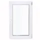 Окно пластиковое ПВХ Deceuninck одностворчатое 1270х600 мм (ВхШ) правое двухкамерный стеклопакет белый/белый