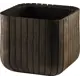 Горшок для растений Keter Cube Planter L 39.5x39.5x39.5 см v50.5 л пластик коричневый