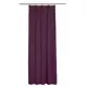 Штора на ленте Jimena 160x260 см цвет фиолетовый