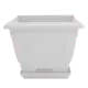Горшок цветочный Петуния 18x11x18 см v2 л пластик белый