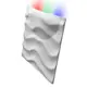 Гипсовая панель 3D Artpole SANDY-2 LED RGB 2 модуля с радиопультом 600*600мм 0,36м2