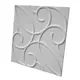 Гипсовая панель 3D Artpole ZAFIRA 600*600мм 0,36м2