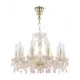 Люстра потолочная хрустальная Bohemia Ivele Crystal 112.10.165.G.V7010 E14 10 ламп 20 м²